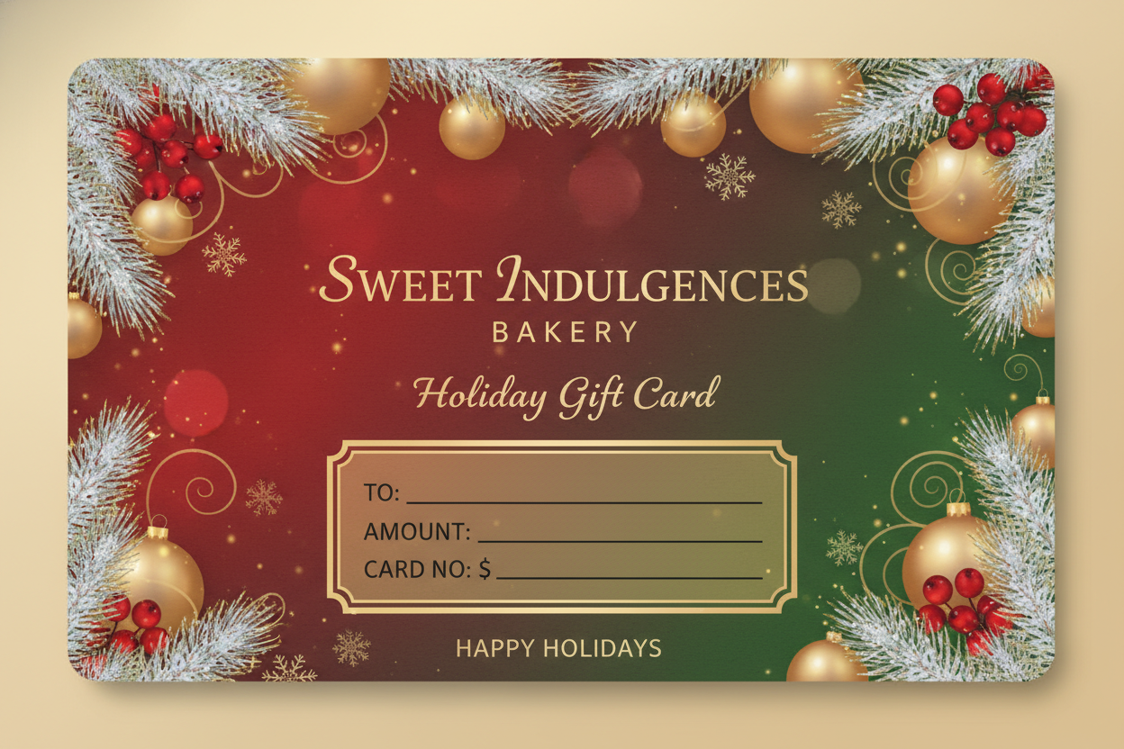 Christmas gift card