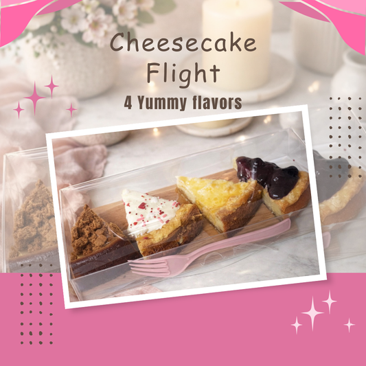 Cheesecake Flight Valentine’s Special